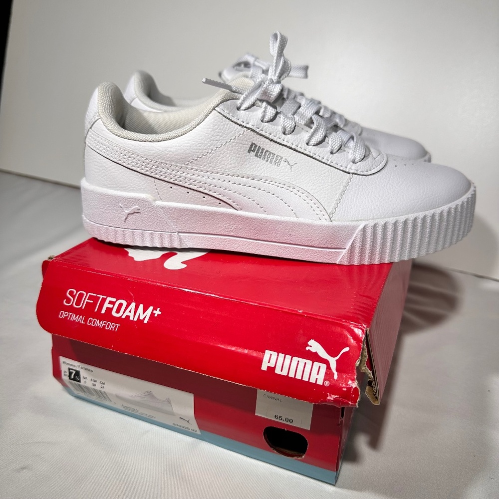 PUMA Carina Puma White Puma Silver